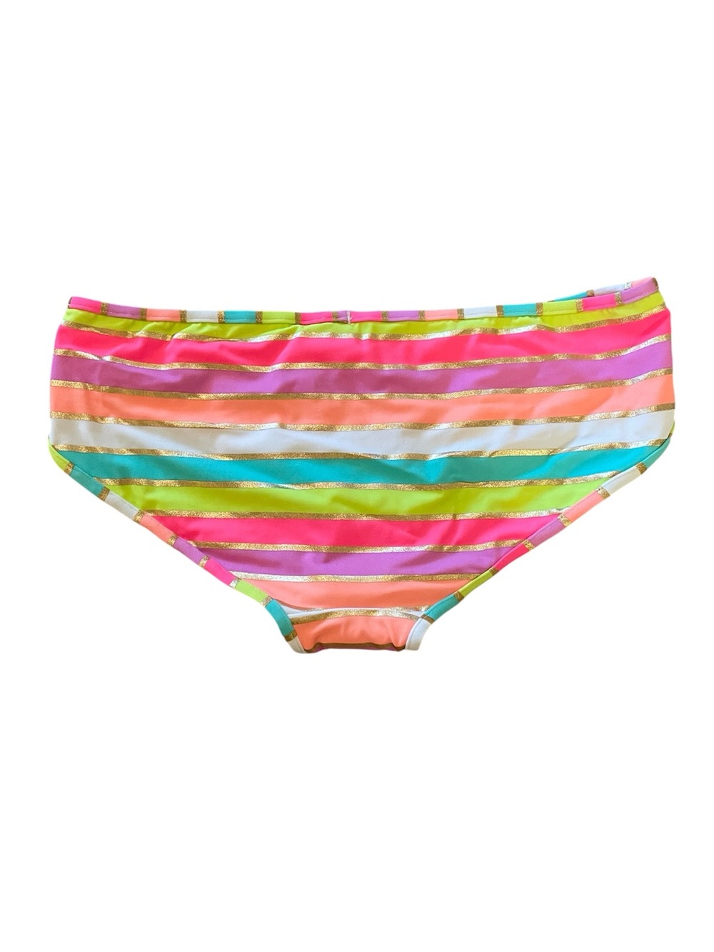 Victoria’s Secret Low Rise Hip Huggers Striped Bikini Bottoms Size S NWOT - Picture 2 of 5
